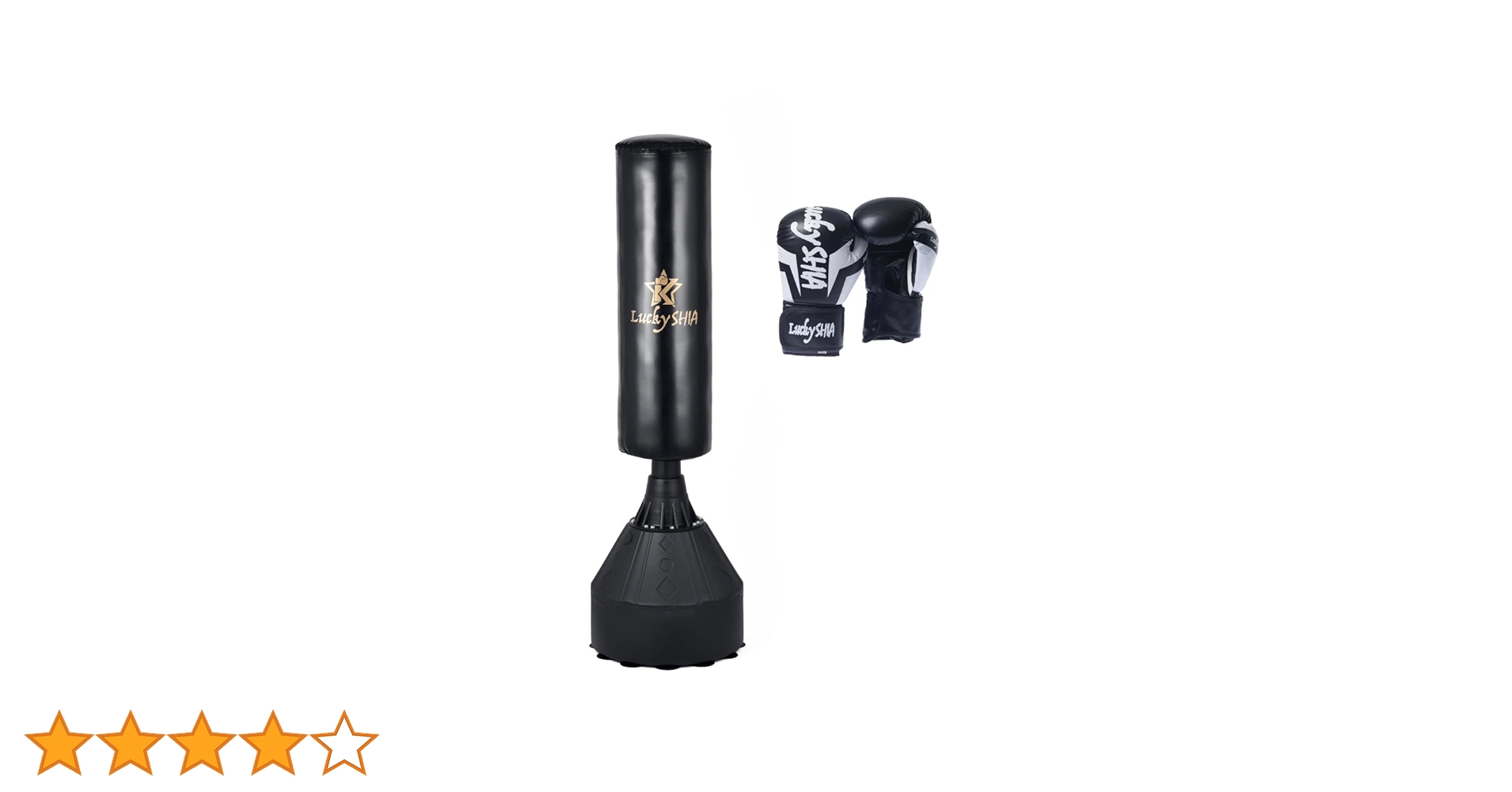 ラスト価格！サンドバッグ自立式 吸盤付き子供専用128cm (1つ限定）訳あり Amazon | 【Lucky SHIA】 サンドバッグ 自宅用 自立型 自宅